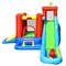Outdoor Inflatable Water Slide Bounce House With Ball Pit Water Cannon For Kids